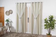 Cortina Blackout PVC (plástico) com VOIL e PRESILHA para Sala ou Quarto 100% Blecaute 2,80M x 2,00M