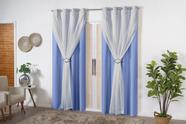 Cortina Blackout PVC (plástico) com VOIL e PRESILHA para Sala ou Quarto 100% Blecaute 2,80M x 2,50M