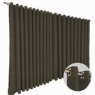 cortina blackout quarto corta luz 6,00 x 2,40 Milam cinza cortina blackout quarto corta luz 6,00 x 2,40 Milam cinza