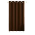 Cortina Blackout Tecido 200x230 Ilhós Cromado 1 Folha Admirare - Marrom