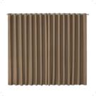 Cortina Blackout Tecido 2,60x1,80 Ilhos Sala Quarto Cor Camurca Moderna Elegante
