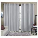 Cortina Blackout Tecido 2,80 x 1,70 Blecaute Para Varão Janela Quarto Gelo
