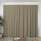 Cortina Blackout Tecido 3.00m x 2.70m Para Trilho Suíço Sala Quarto Cor:Marrom