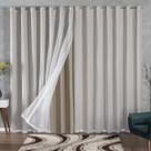 Cortina Blackout Tecido 5 Metros com Voil 5,00x2,80 Cortina Blackout Tecido 5 Metros com Voil 5,00x2,80