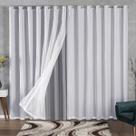 Cortina Blackout Tecido Com Voil 2,80x2,30 Sala Quarto