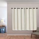 Cortina Blackout Tecido Voil 2,80m x 1,60m Cestaplus Bege - Menegatti