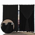 cortina blackout Veneza corta luz 5,00 x 2,90 ilhios preto