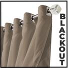 cortina blackout Veneza corta luz 6,00 x 2,40 c/voal bege
