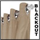 Cortina Blecaute Blackout 8x2,50 Corta Luz Ana preto
