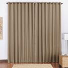 Cortina Blecaute Longo Elegante 3.00x2.70 Blackout Avelã