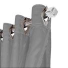 cortina blecaute para sala e quarto Bia 4,90 x 2,40 cinza