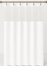 Cortina Box Com Ganchos Antimofo Em Pvc 1,38 X 1,98 C/ Visor