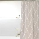 Cortina Box Para Banheiro Poliéster Ondas Cinzas 198x180cm Uzoo