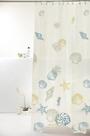 Cortina Box Para Banheiro PVC 198X180cm Impermeável Uzoo Estampa Decoração Chuveiro