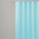 Cortina Box Peva Geometrico Azul 180X160Cm - Uzoo