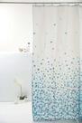 Cortina box poliester 198x180cm pastilha azul 821797c - UZOO