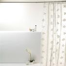 Cortina Box Pvc Mar Concha Branca 198X180Cm - Uzoo