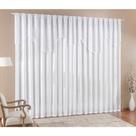 Cortina Branca para Sala ou Quarto para varão 3 metros Simples Nicole