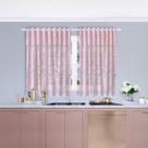 Cortina C/ Estampa Renda Marina Cozinha 230x150cm+40 Bandô