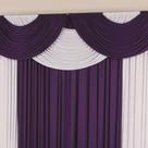 Cortina Casa Dona Leyde 300x280cm Roxo com Lilás