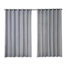 Cortina Casca De Arvore 2,70m X 2,30m Rustica Semi Blackout CINZA