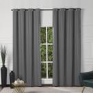 Cortina Cinza Janela Grande 2,80x1,90 Blackout PVC Liso Cortina Cinza Janela Grande 2,80x1,90 Blackout PVC Liso
