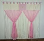 Cortina Com Bandô Quarto Ursa Tedy Princesa Rosa Com Palha 200mx170m Cortina Com Bandô Quarto Ursa Tedy Princesa Rosa Com Palha 200mx170m