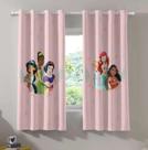 Cortina corta luz tecido princesa infantil 2,60l x 1,70a curta