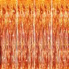Cortina de alumínio laranja Backdrop GOER 98x250 cm, pacote com 4 Cortina de alumínio laranja Backdrop GOER 98x250 cm, pacote com 4