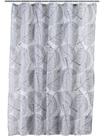 Cortina De Banho Folhas Cinza 180x180 Cm