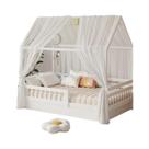 Cortina De Cama Para Crianças Em Tecido Muslin, Cortina De Cama De 1/2 Peça Para Decoração De Quarto Cortina De Cama Para Crianças Em Tecido Muslin, Cortina De Cama De 1/2 Peça Para Decoração De Quarto