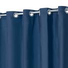 Cortina de chuveiro ABLUEN No Hook PEVA 8G Heavy Duty Blue 180x180cm Cortina de chuveiro ABLUEN No Hook PEVA 8G Heavy Duty Blue 180x180cm