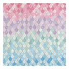 Cortina de chuveiro Allenjoy Mermaid Scales 180x180cm poliéster