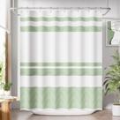 Cortina de chuveiro Amazer Bath, pano lavável, verde sálvia, 180x180cm Cortina de chuveiro Amazer Bath, pano lavável, verde sálvia, 180x180cm