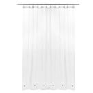 Cortina de chuveiro Barossa Design Extra Long 180x200cm PEVA Clear