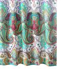 Cortina de chuveiro Benzara Vana 183 cm Azul Vermelha Paisley Cortina de chuveiro Benzara Vana 183 cm Azul Vermelha Paisley