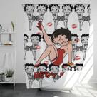 Cortina de chuveiro Bettys B-oops Anime Waterproof 180x180cm