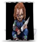 Cortina de chuveiro Childs Plays Chucky Anime Waterproof 180x180cm