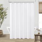 Cortina de chuveiro DUKIYO White Linen 230x228cm repelente de água