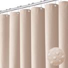 Cortina de chuveiro Dynamene Long Waffle Weave 200x180cm Blush Pink