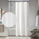 Cortina de chuveiro Gibelle Small Stall 90x180cm 3D gravada em branco Cortina de chuveiro Gibelle Small Stall 90x180cm 3D gravada em branco
