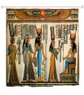 Cortina de chuveiro Goodbath Egyptian Queen Afro Theme 180x180cm