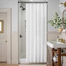 Cortina de chuveiro Jinchan 91x183 cm Espinha de peixe impermeável