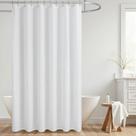 Cortina de chuveiro KOUFALL Boho White Farmhouse Linen 210x213cm