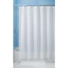 Cortina de chuveiro para banheiro InterDesign Carlton 137x198cm Branca