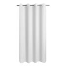 Cortina de chuveiro River Dream No Hook de microfibra 137x187cm branca