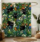 Cortina de chuveiro Stanoha Boho Modern Girly Waterproof 180x180cm