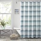 Cortina de chuveiro Tommy Bahama Hula Beach azul 180x180cm