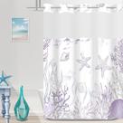 Cortina de chuveiro TWLSNCD 180x213cm Nautical Ocean Design