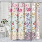Cortina de chuveiro XINGUANG Boho Patchwork Bohemian Style 180x180cm Cortina de chuveiro XINGUANG Boho Patchwork Bohemian Style 180x180cm